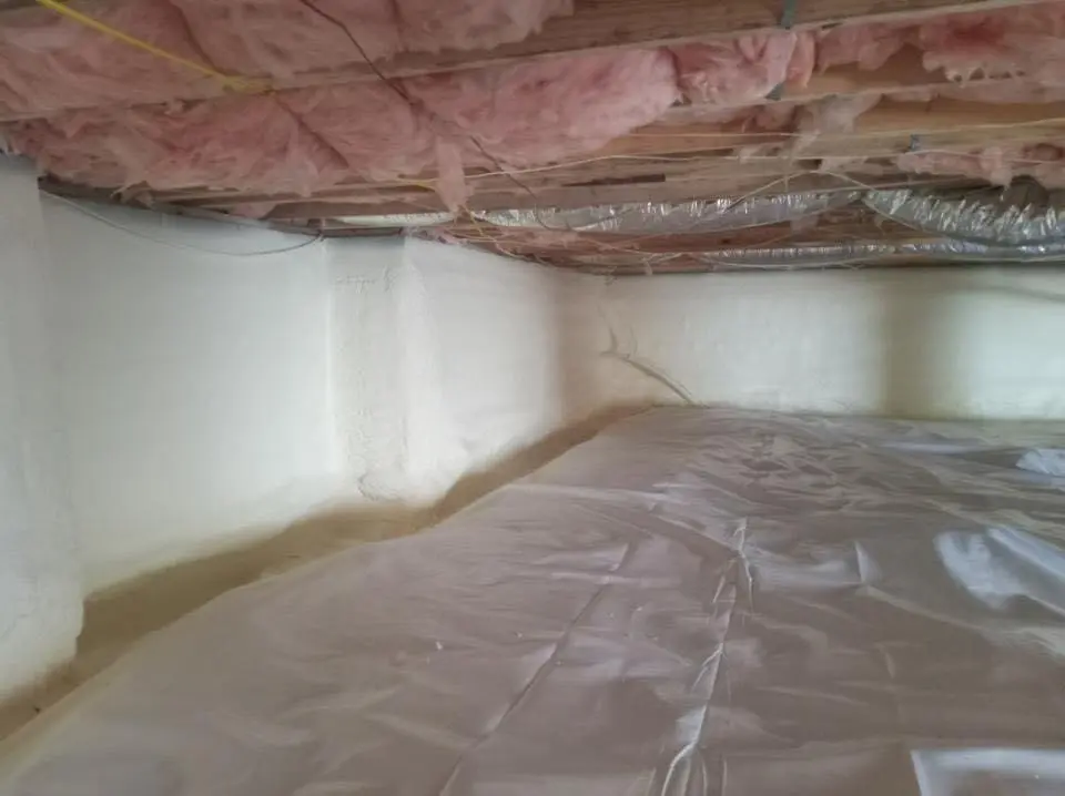 Crawl space encapsulation with closed-cell spray foam for Spray Foam Roofing Repair in Harrodsburg